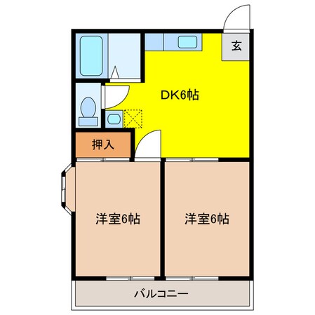 メゾンエスポワールの物件間取画像